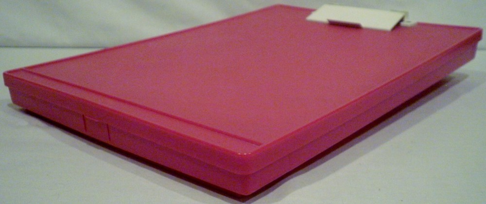 Sun Hill Industries Storage Clipboard Red