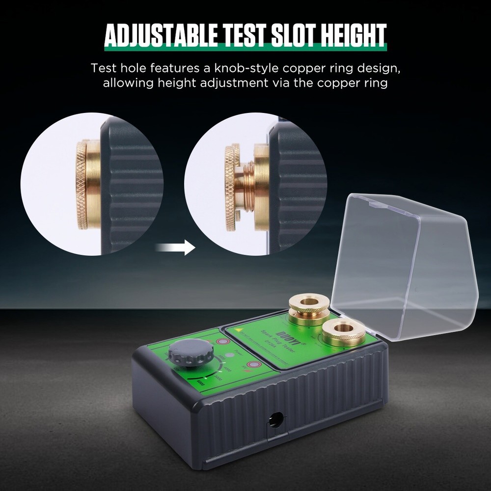 Spark Plug Tester Dual Hole Diagnostic Ignition Coil Tester Analyzer Upgraded
