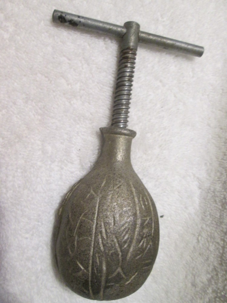 Vintage Cast Metal T Handle Nutcracker