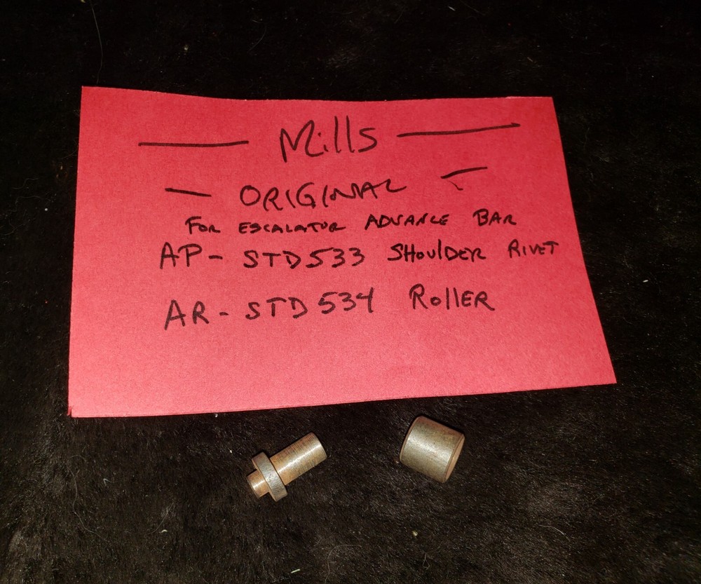 ORIGINAL MILLS AP-STD533 SHOULDER RIVET / AR-STD534 ROLLER FOR ESCALATOR ADVANCE
