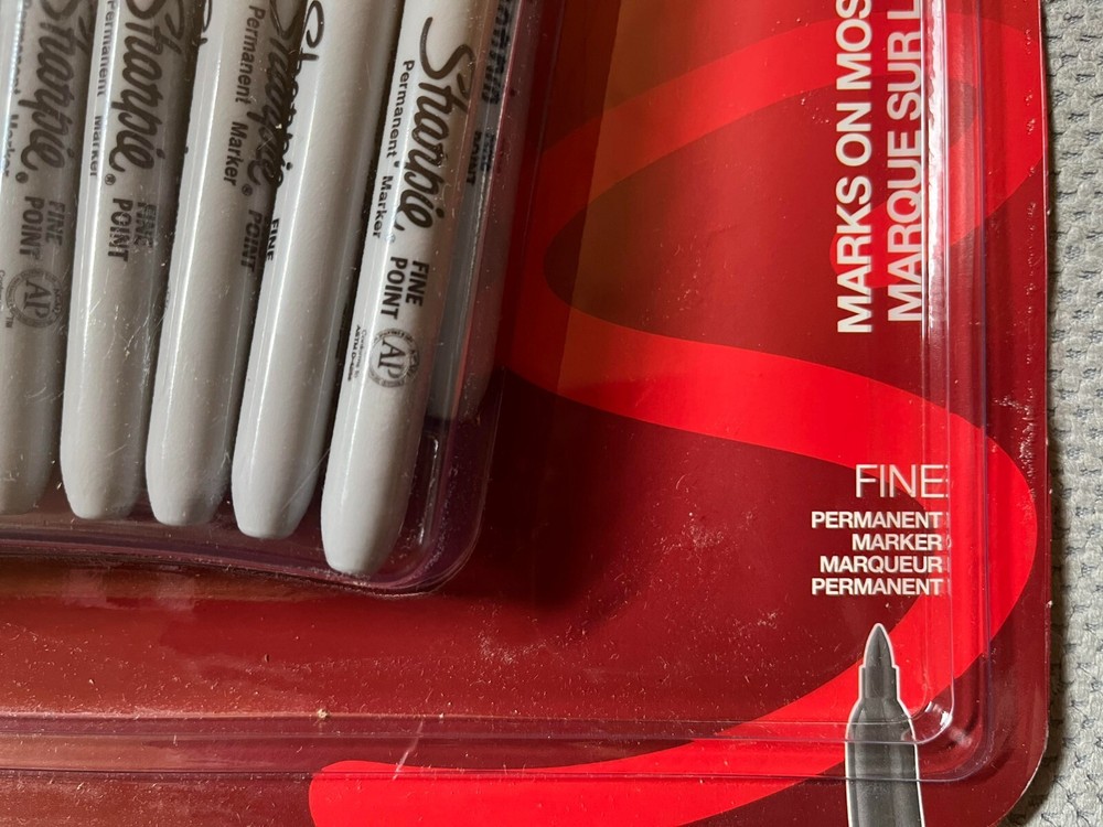 Sharpie Fine Point Tip Permanent Markers Black 24-Count