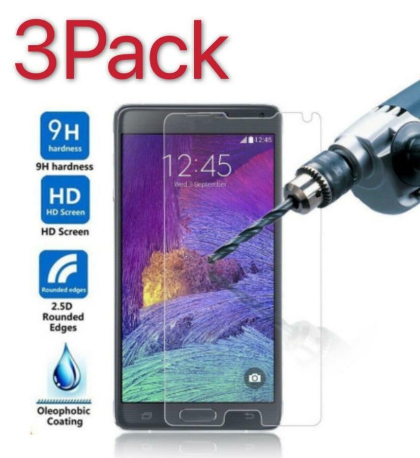 3Pack Premium HD Tempered GLASS Screen Protector For Samsung Galaxy Note 3/4/5