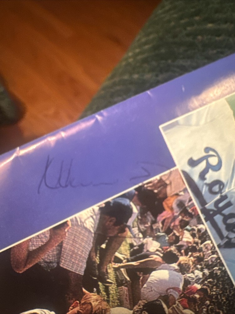 Autographed 1991 Spring Training Souvenir Program Kansas City Royals