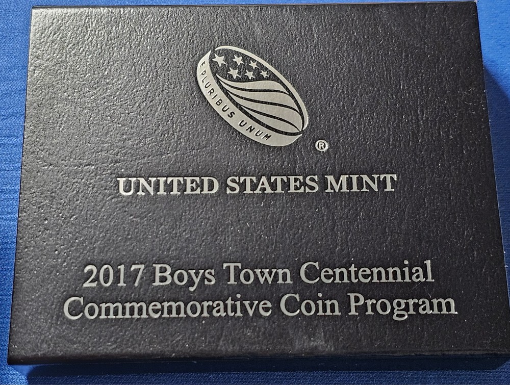 2017 D Boys Town Centennial Clad Half Dollar OGP & COA