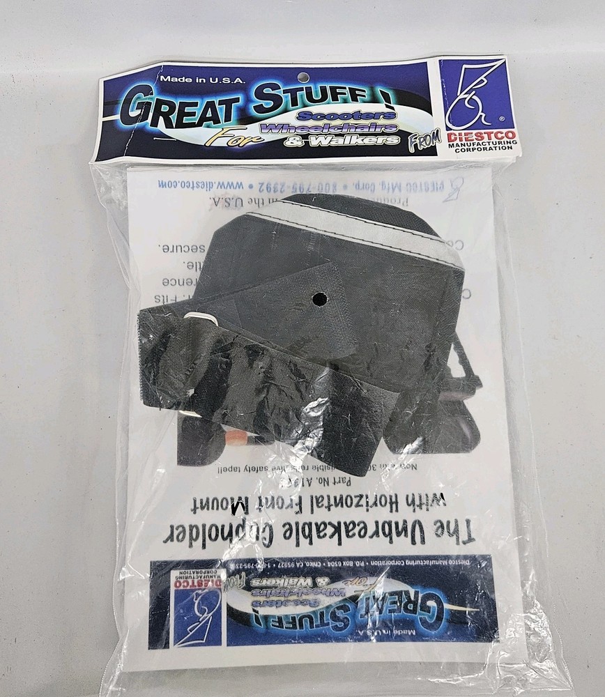 Diestco Unbreakable Cupholder W/ Front Mount Attaches Easily To Armrests