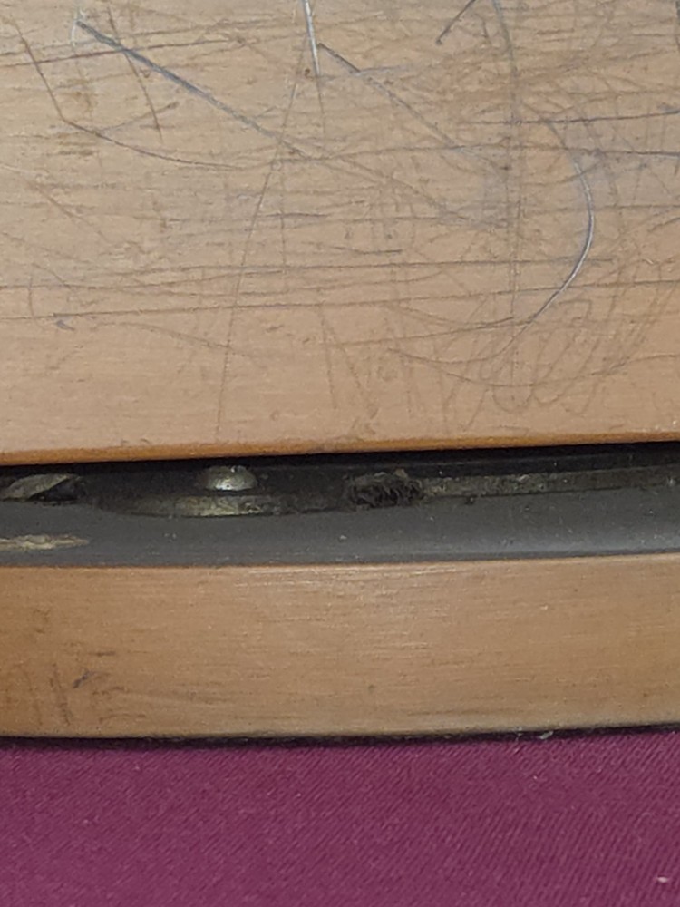 Vintage Original Classroom Solid Wood Rotating Drafting Drawing Table Desk Top