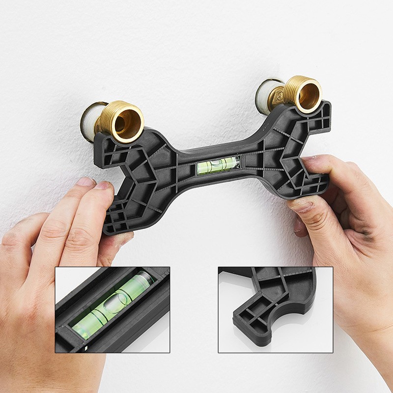 Multifunctional Dual Headed Wrench With Level Manual Tap  Repair Tools