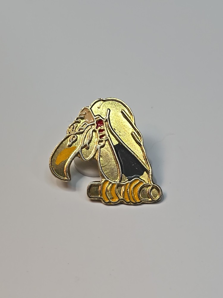 Cartoon Vulture Bird Lapel Pin
