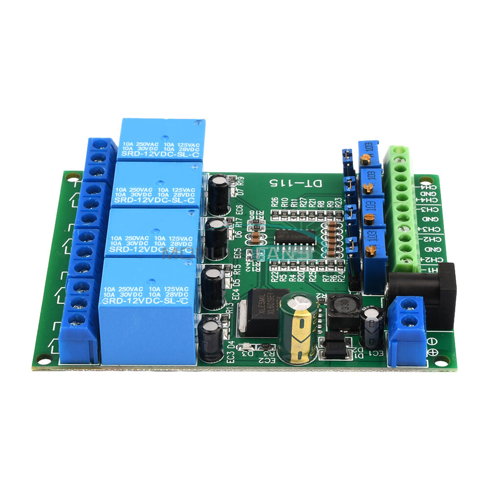 DC 12V 4-Channel Voltage Comparator Stable LM393 Comparator Module