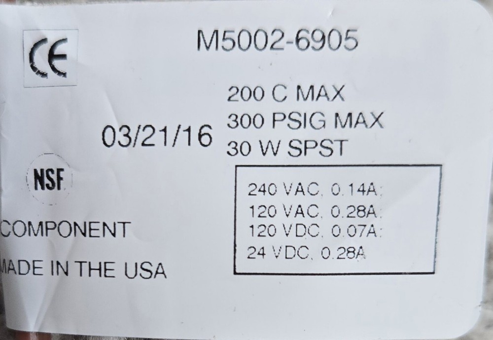 Madison M5002-6905 Float Switch