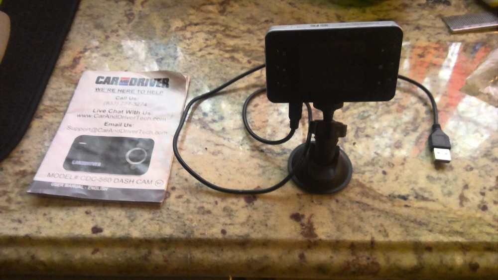 Car and Driver CDC-560 Dash CAM = Barely used.