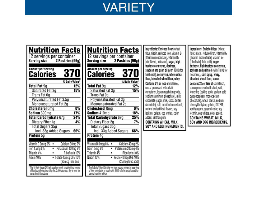 Pop- Tarts Chocolate Variety Pack, 48 ct.