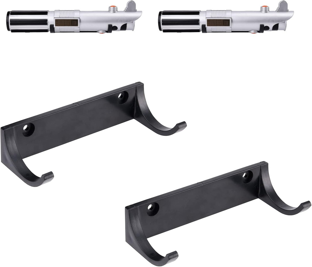 Lightsaber Hilt Wall Mount Holder Light Saber Hilt Display Rack Hook Stand Comp