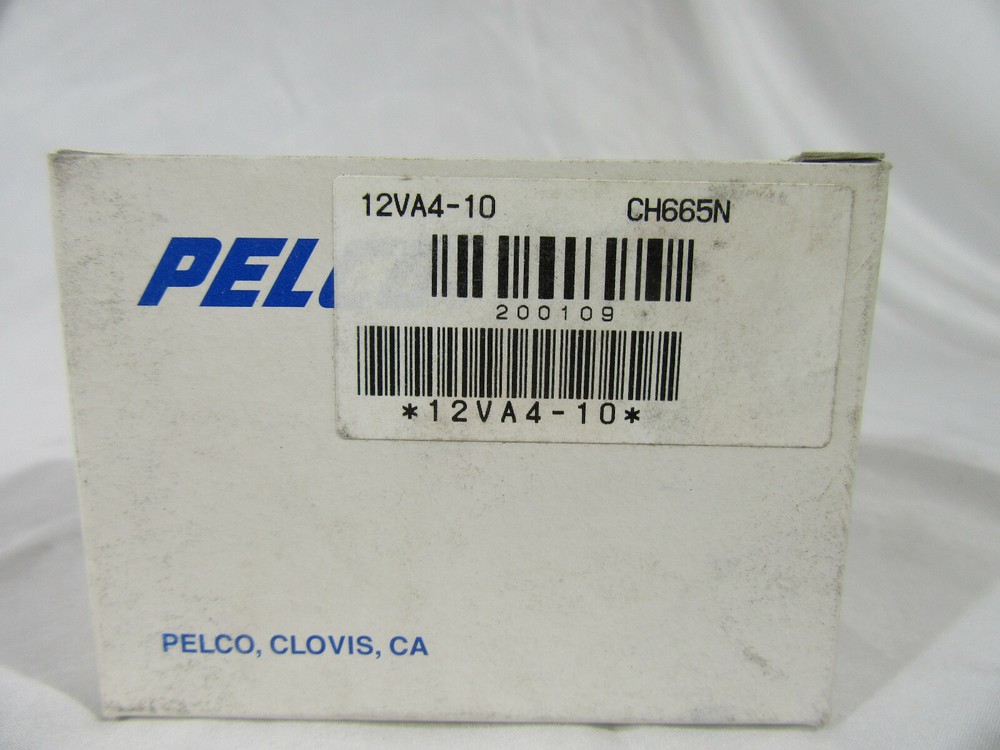 PELCO 12VA4-10 VARIFOCAL MANUAL IRIS LENS