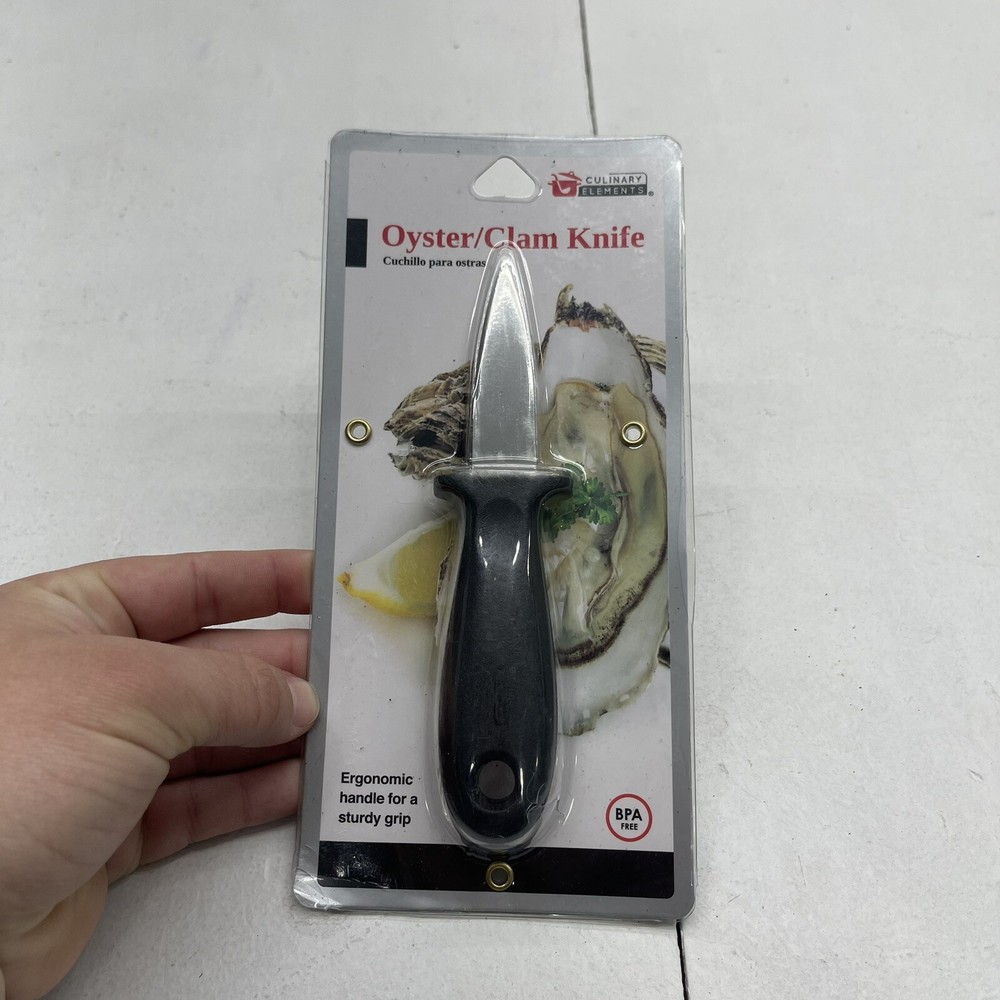 Culinary Elements Black BPA Free Oyster/Clam Knife