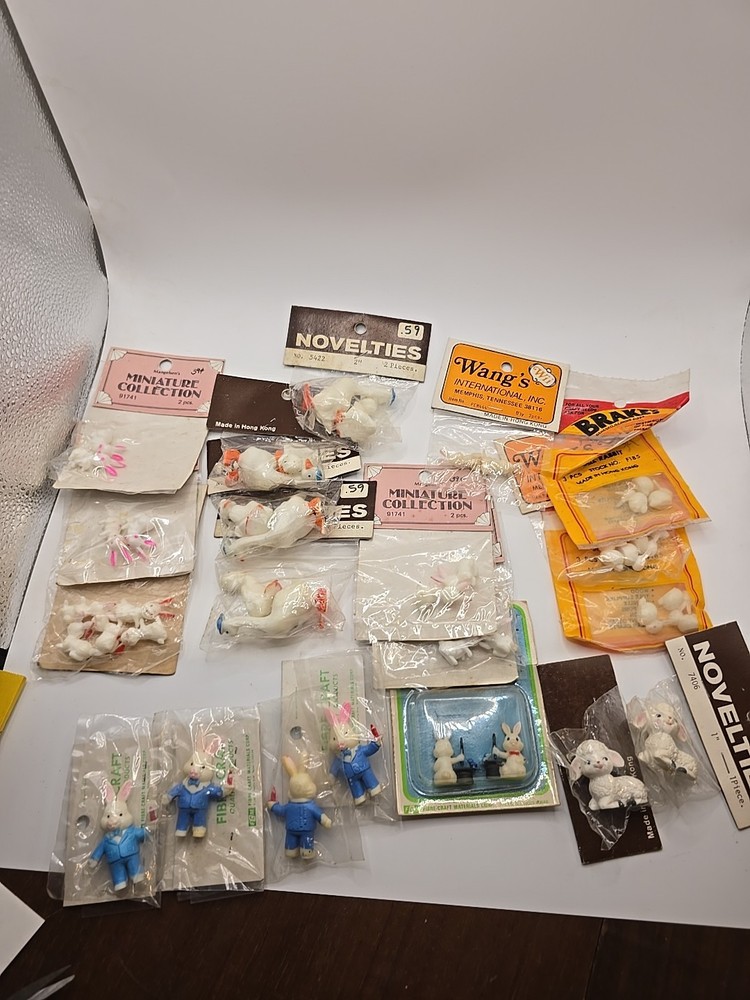 Vintage Craft Easter Miniatures Lot