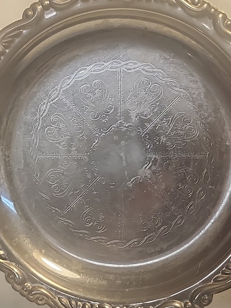 Vintage Silver Plate Coaster