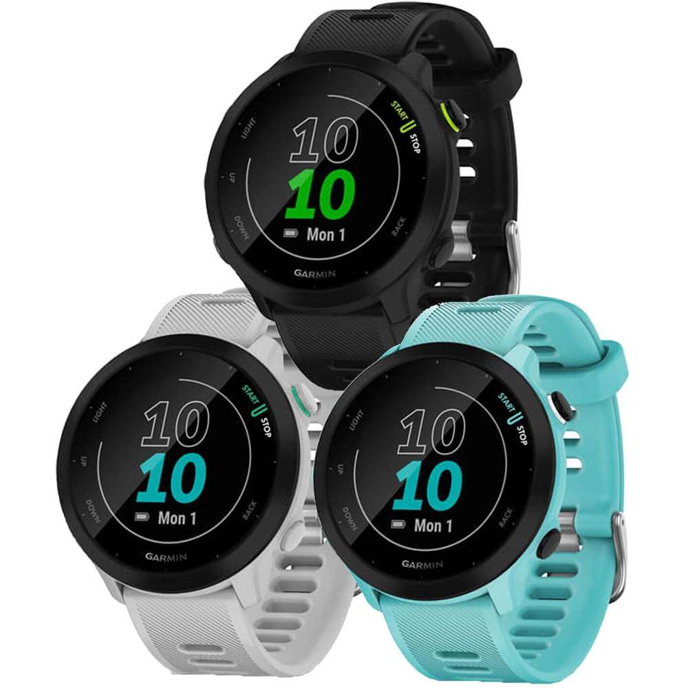 Garmin Forerunner 55 GPS Running Watch & Activity Tracker - Choose Color