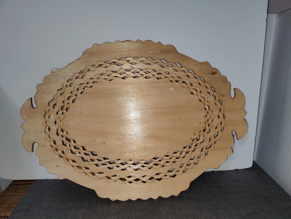 Decorative Handmade / Hand Painted Wooden Decorative Platter