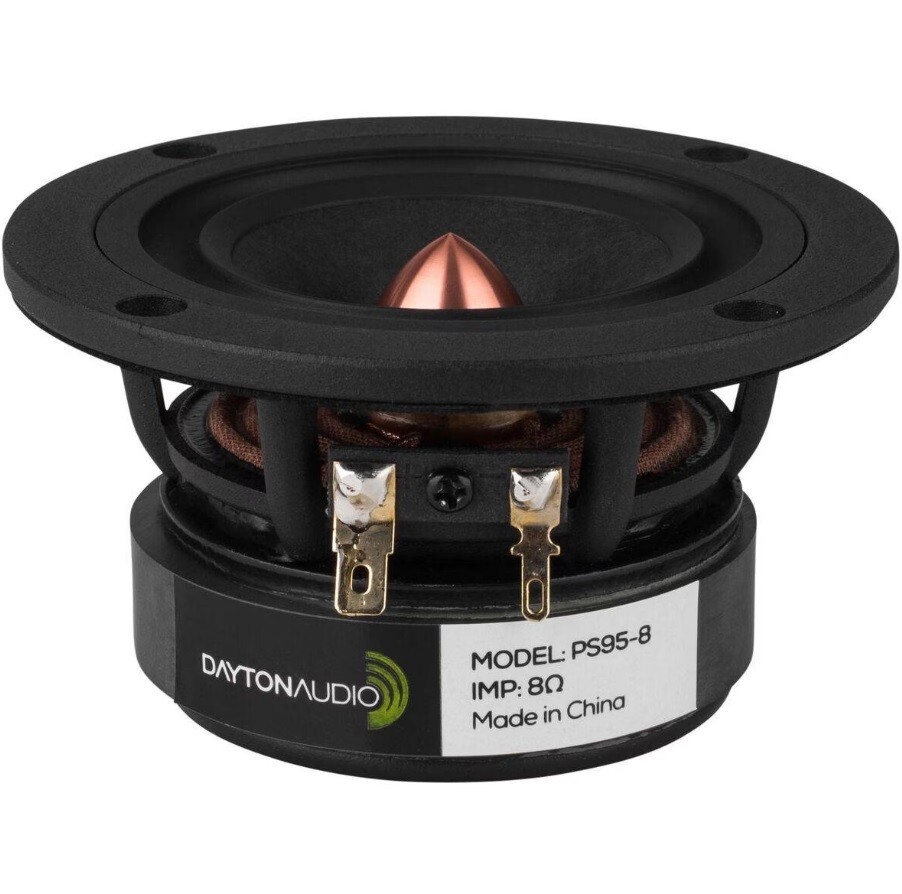 3.5" Full-Range Speaker PS95-8 Point Source Driver 8 Ohm