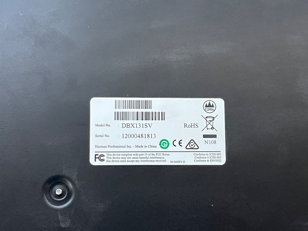 dbx 131s Single Channel 31-Band Graphic Equalizer