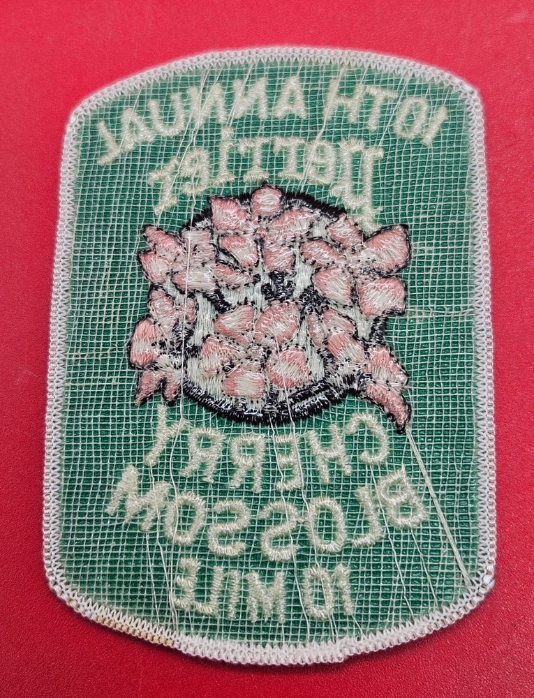 10th Annual Perrier Cherry Blossom 10 Miler Patch Washington DC
