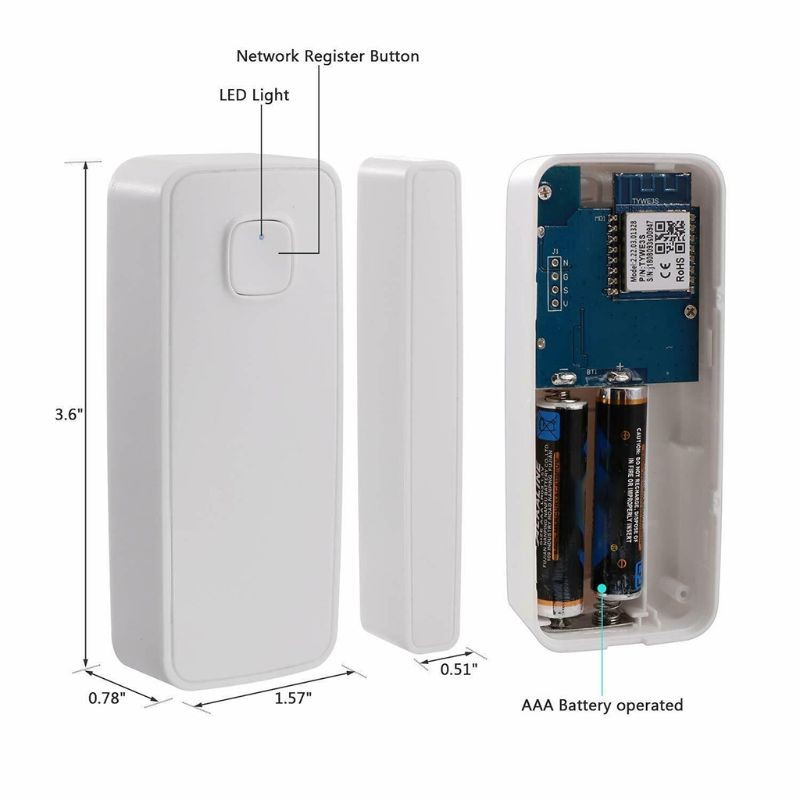 Security Wireless Home Window Door Burglar Security Alarm System Sensor