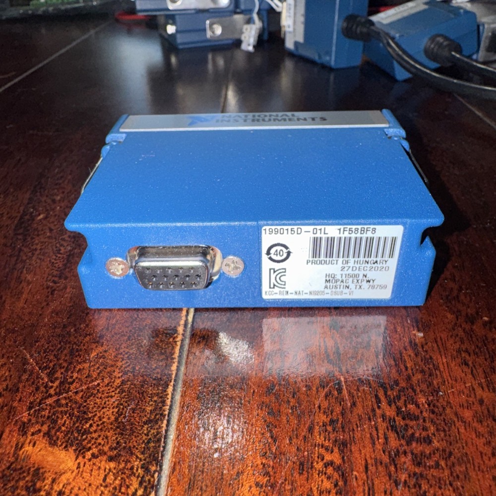 NATIONAL INSTRUMENTS 9205 with DSUB NI 9205 ANALOG INPUT MODULE FOR cDAQ cRIO