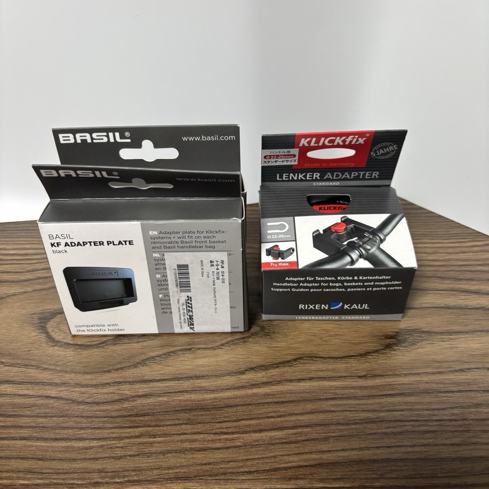 Basil KF Adapter Plate KlickFix Adapter Plate KlickFix Black
