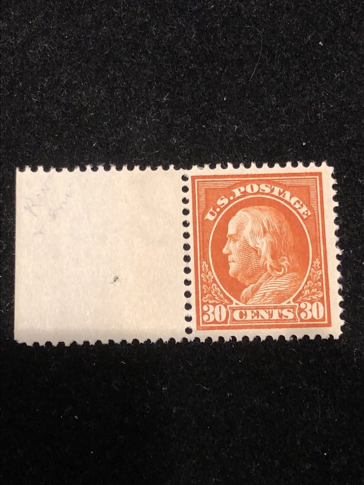 US Stamp #420 30 Cent Mint  Light Hinge. Make Offers!!!. Great Color