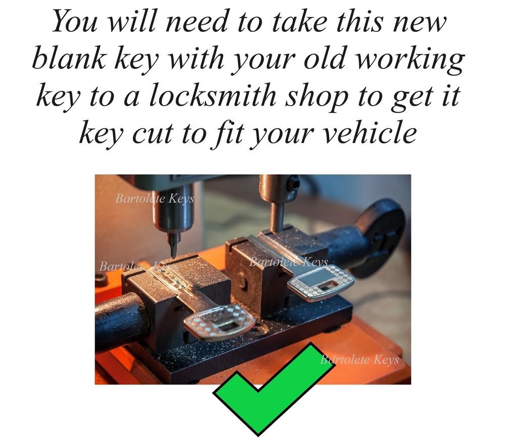 2 Replacement Car Key Blank For 2015 2016 Hyundai Elantra