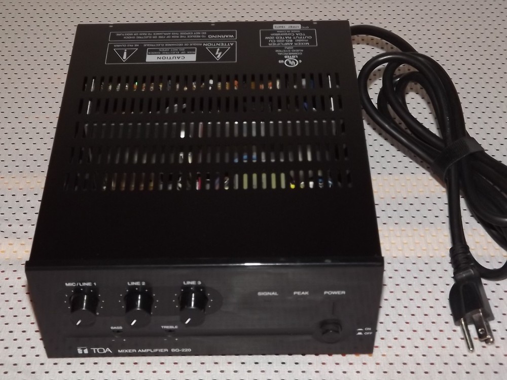 TOA BG-220 Mixer Amplifier