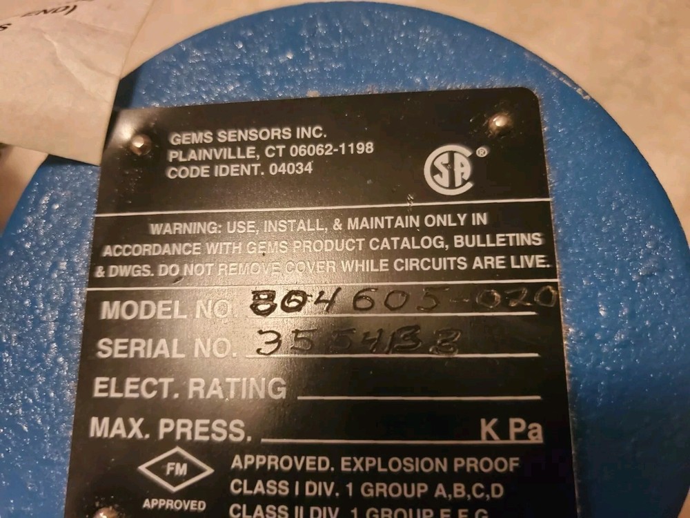 Suresite Indicator Level W/Transmitter 313066
