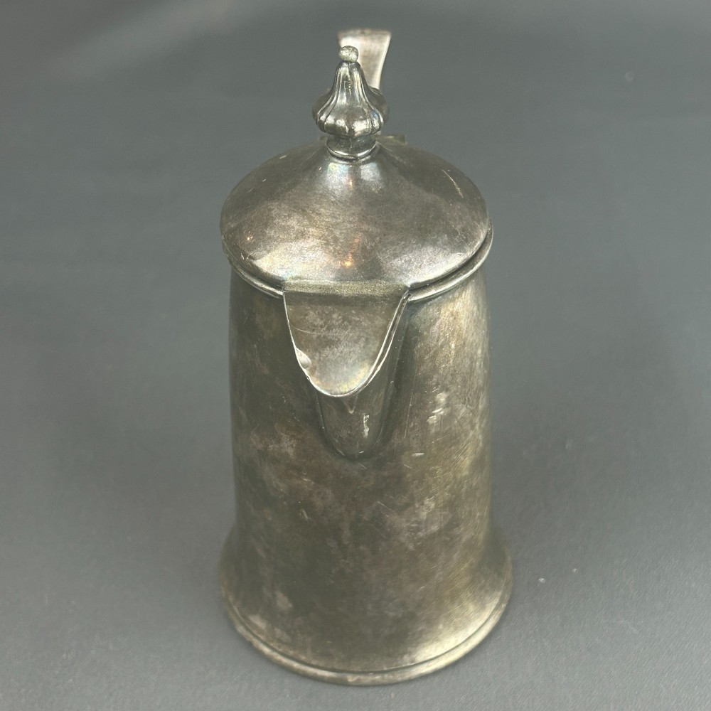 Reed & Barton 1671 Vintage Small Lidded Pitcher 6" Tall