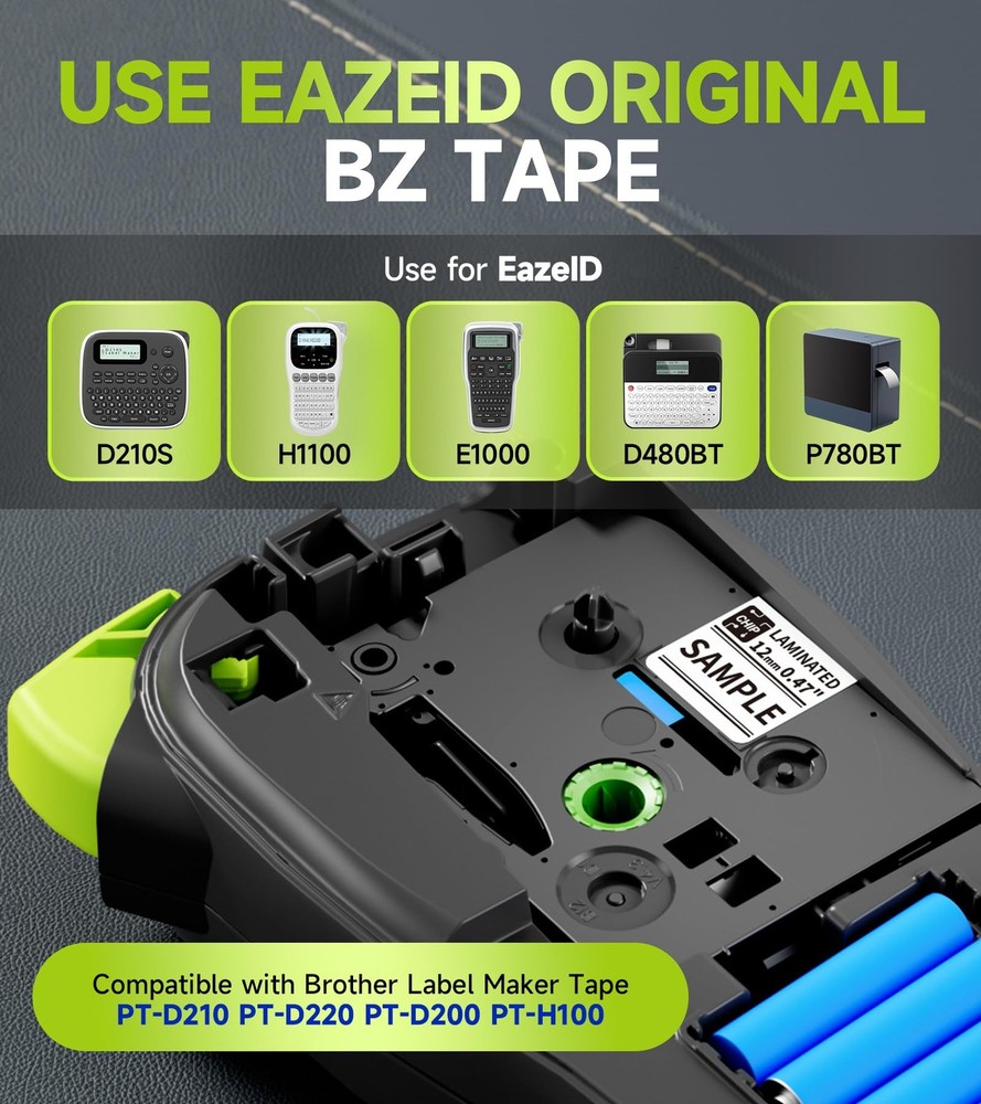 Industrial Label Maker Machine with-Tape Waterproof, Portable Cable Label Maker