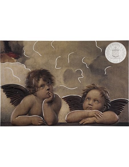 RAPHAEL Advanced Art Smart Dimension 1/2 Oz Silver Coin 1$ Samoa 2025