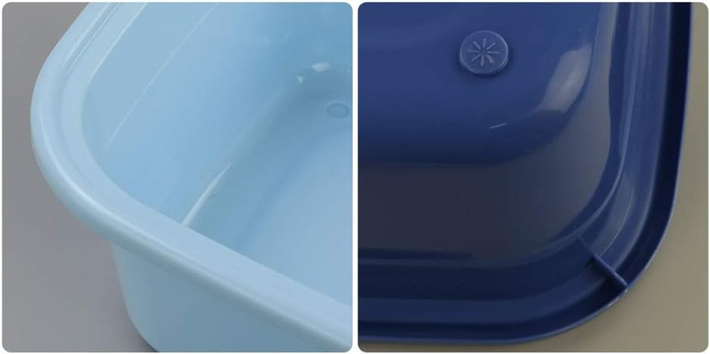 16 Quart Plastic Kitchen Dish Pan Basin Sink, 3 Packs