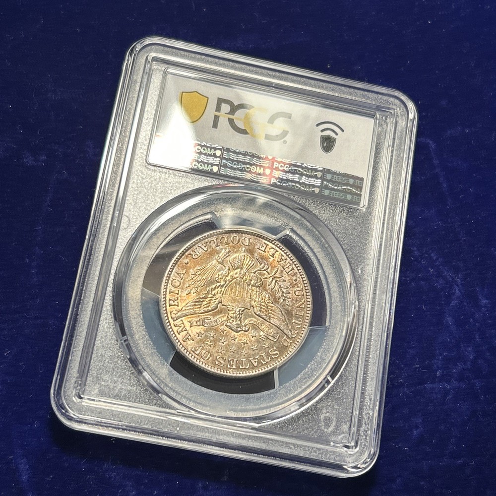 1906 D Barber half dollar, PCGS AU58