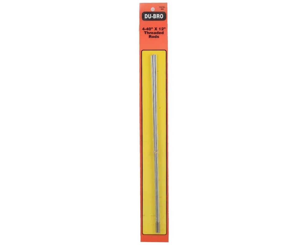 DuBro 4-40x12" Threaded Rods (6) [DUB802]