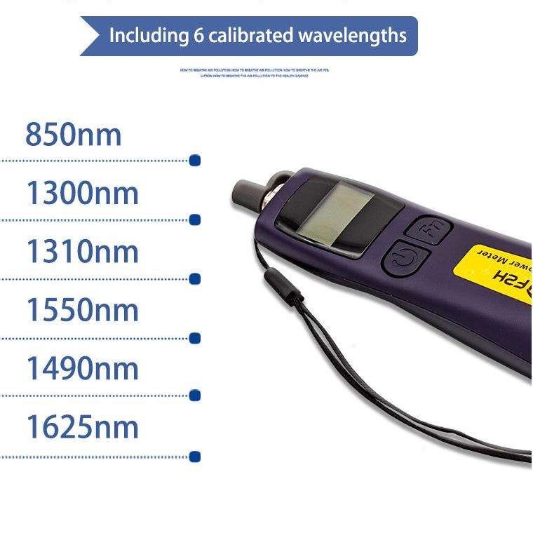 Optical Power Meter a handheld mini OPM for ftth work with Visual Fault Locator