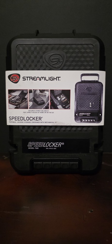Streamlight Speed Locker Portable Locking Storage Model 7080 NEW!!!