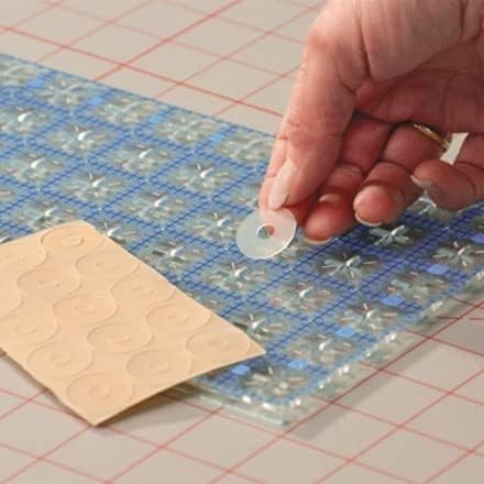 TrueCut TrueGrips Non-Slip Ruler Grips Clear