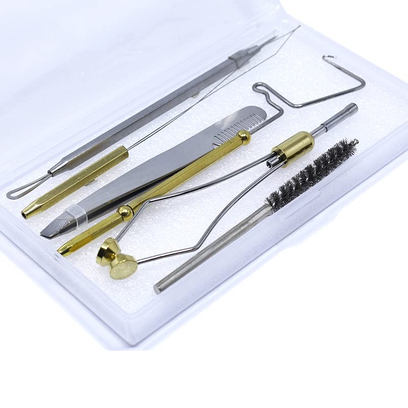 6 PCS Fly Tying Tools Combo Kit Fly Tying Set Materials Equipment