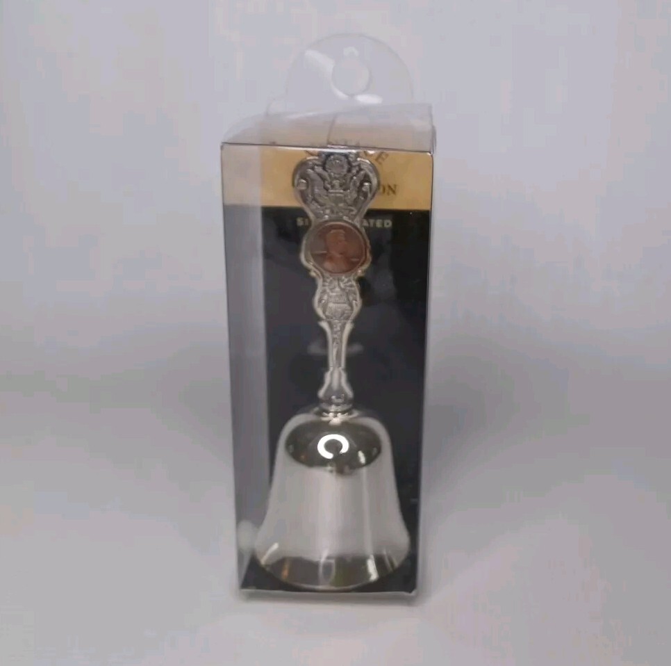 Vintage Collection Silver Plated Penny Bell