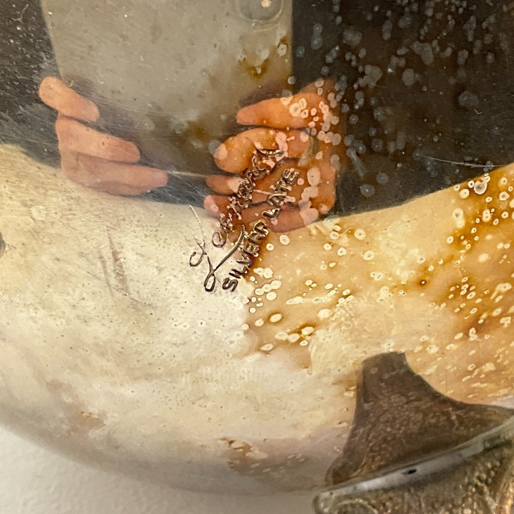 Vintage Leonard Silver Plated 5 Piece Tea Set