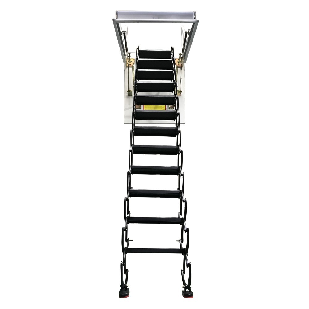 Pull-down Ceiling Folding Stairs Retractable Loft Attic Stairs 9.84ft Max Heigh