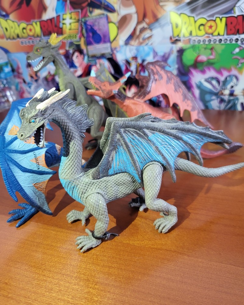 Kid Galaxy Poseable Dragons set of 4