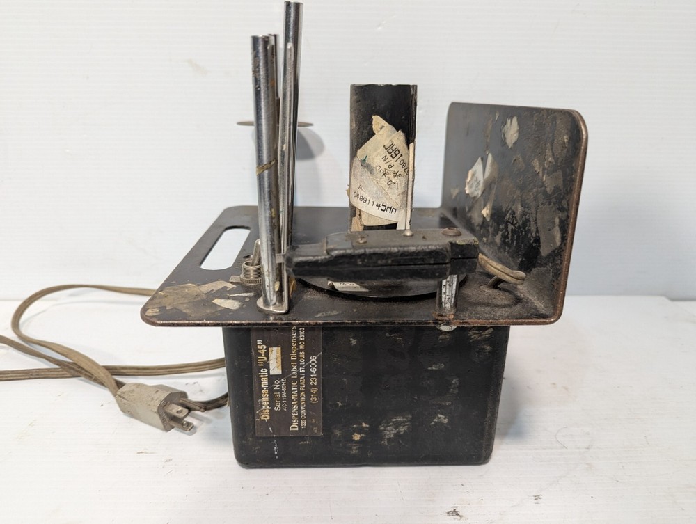 Dispensa-Matic U-45 Automatic Label Dispenser+Returns