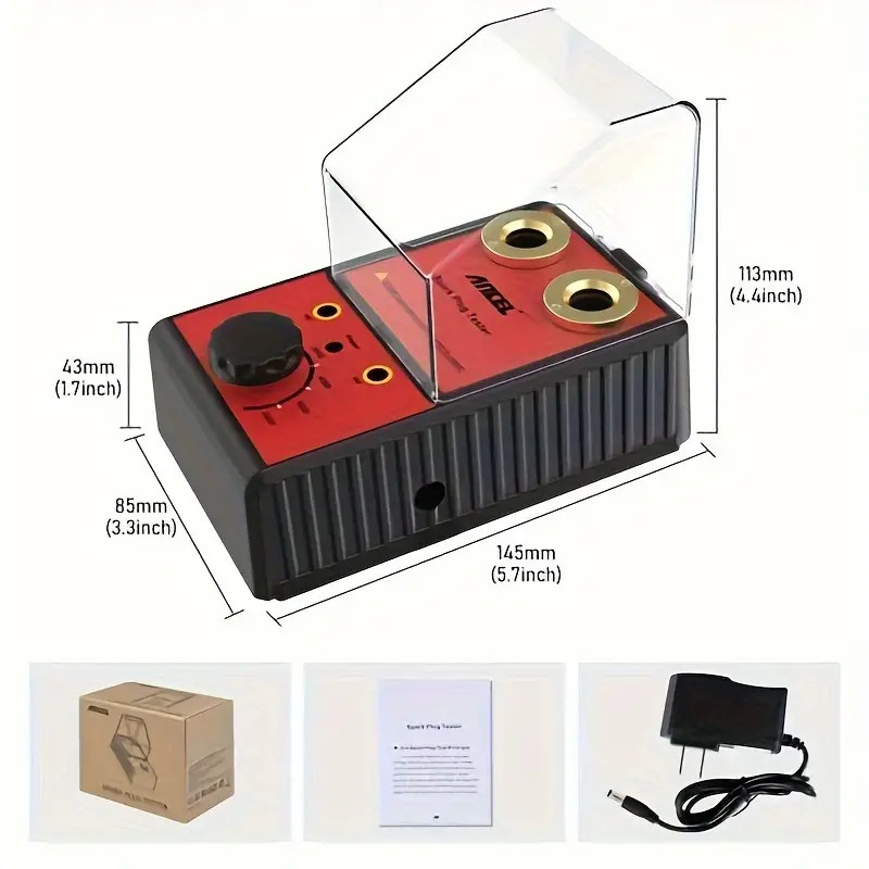 ANCEL Spark Plug Tester Dual Hole Diagnostic Tool Car Gasoline Ignition Analyze
