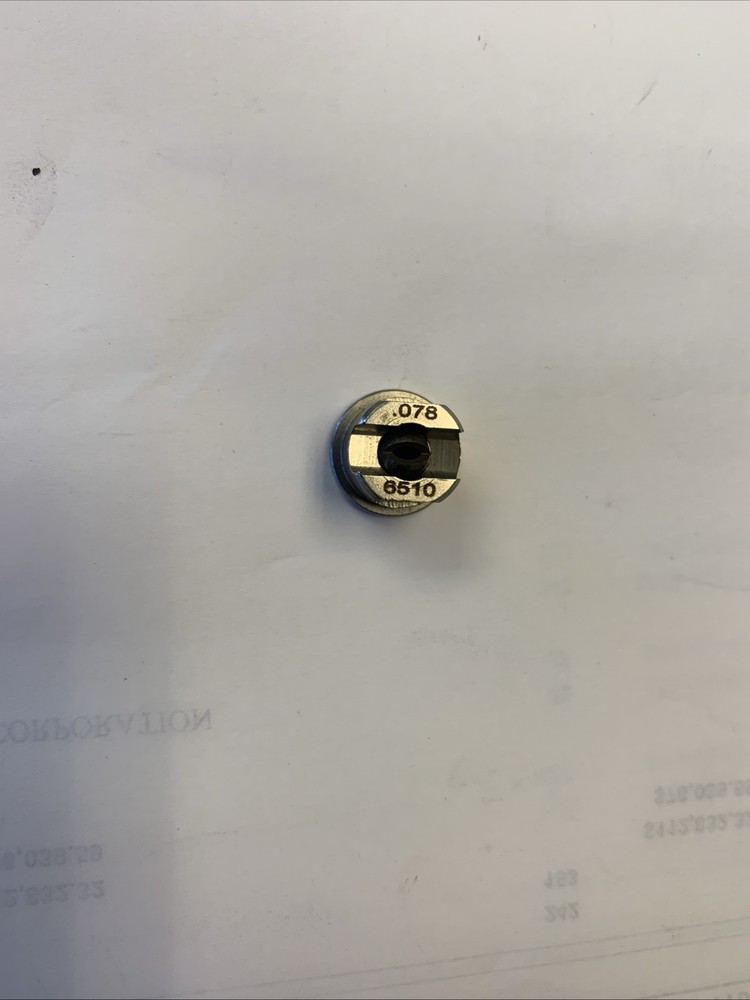 Spraying Systems 6510 Airless Carbide  Spray Tip